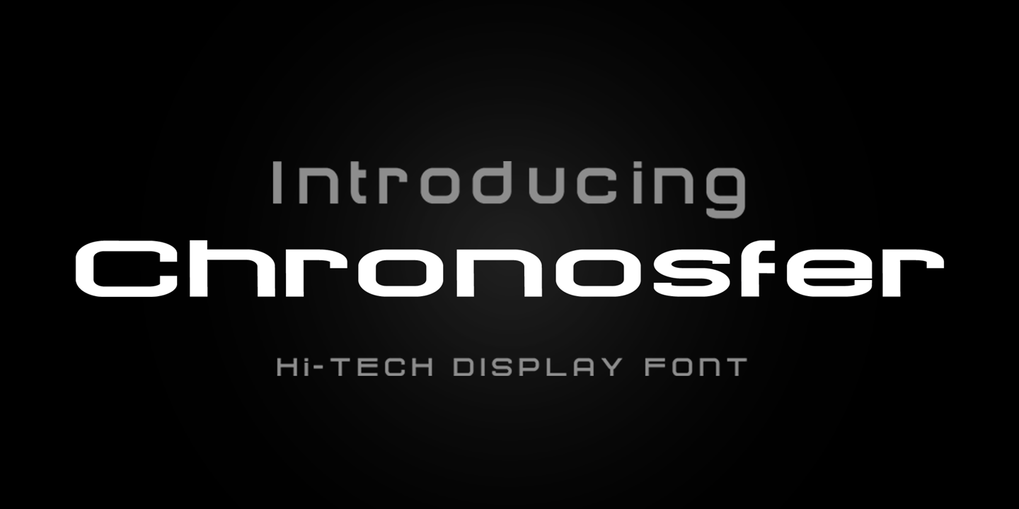Font Chronosfer